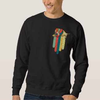 Retro Vintage Schnecke für Haustiere der Liebe Sweatshirt