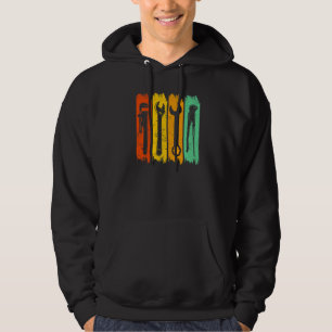 Retro Vintage Schraubenschlüssel Heizung Bau Klemp Hoodie