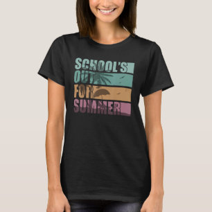 Retro Vintage Schule Aus Für Den Sommer Frauen Kin T-Shirt