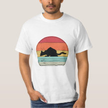 Retro Vintage Schwarze Katzensilhouette
