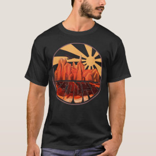 Retro Vintage Sedona Arizona Wandern Sonnenunterga T-Shirt