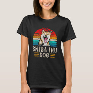Retro Vintage Shiba Inu Hundeliebhaber Hundebesitz T-Shirt