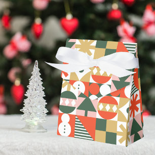 Retro Vintage skandinavische Weihnachten Geschenkschachtel