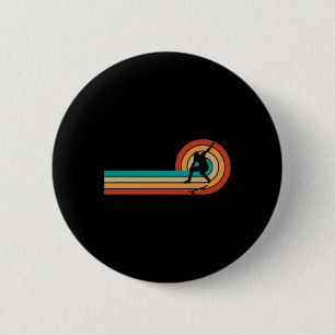 Retro Vintage Skateboard Skateboarder Lustig Skate Button