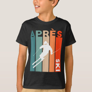 Retro Vintage Skifahren Skifahrer Retro Vintage Ap T-Shirt