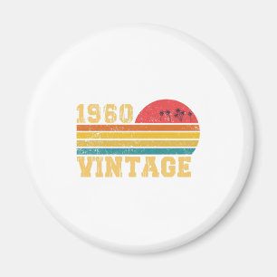 Retro Vintage Sonnenuntergang 1960 Geburtstag Magnet
