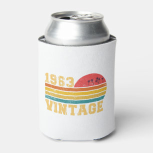 Retro Vintage Sonnenuntergang 1963 Geburtstag Dosenkühler