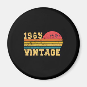 Retro Vintage Sonnenuntergang 1965 Geburtstag Magnet