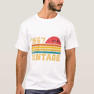 Retro Vintage Sonnenuntergang 1967 Geburtstag T-Shirt