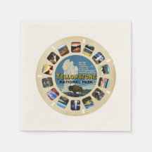 Retro-Vintage-Souvenir des Yellowstone-Nationalpar