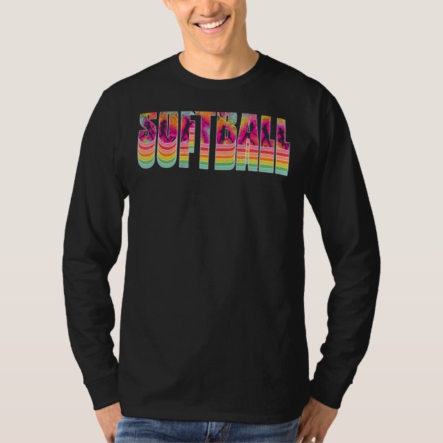 Retro Vintage Spielsaison T-Shirt (Vorderseite)