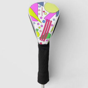 Retro-Vintage-Stil der 80er und 90er Jahre Golf Headcover