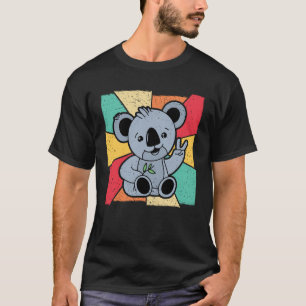 Retro Vintage Stil Koala Bär Geschenke - Lustiger T-Shirt