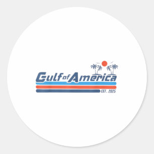 Retro Vintage Strand Golf Von Uns Amerika 2025 USA Runder Aufkleber