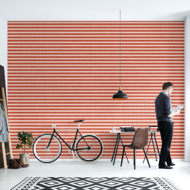 Retro vintage striped pattern wallpaper. tapete (Wohnbereich)