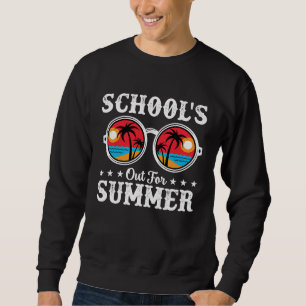 Retro Vintage Style Sonnenbrille Schule Aus Für So Sweatshirt
