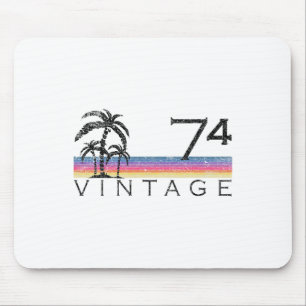 Retro Vintage Surfen 1974 Pazifik Ozean Surf 50. Mousepad