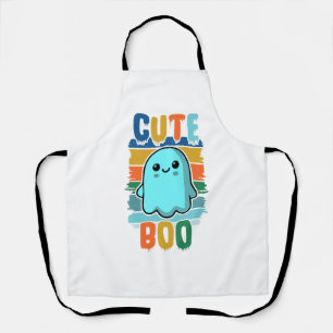 Retro Vintage Süßer Halloween-Geist Schürze