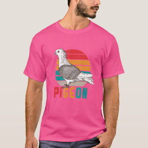 Retro Vintage Taubenzüchter Brieftauben-Rennen T-Shirt