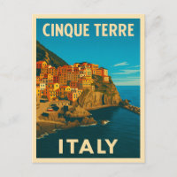 Retro Vintage Travel Cinque Landschaftlich