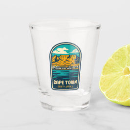 Retro Vintage Travel Kapstadt Südafrika Schnapsglas