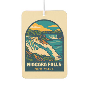 Retro Vintage Travel Niagara Falls New York Autolufterfrischer