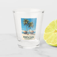 Retro Vintage Travel Punta Cana Dominikanische Rep