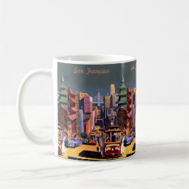 Retro Vintage Travel San Francisco Kalifornien Kaffeetasse