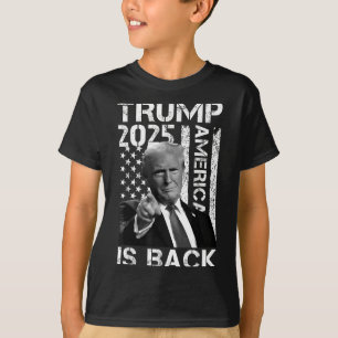 Retro Vintage Trump Amerika ist zurück 2025 Trump T-Shirt