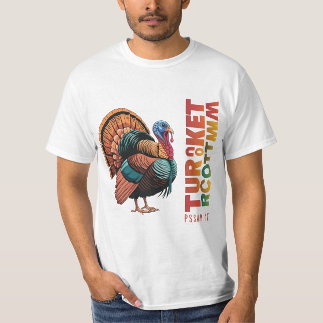 Retro Vintage Turkey Thanksgiving Shirt (Vorderseite)