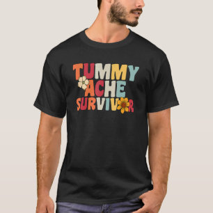 Retro Vintage Überlebender von Bauchschmerzen T-Shirt