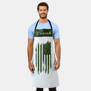 Retro Vintage USA abgenutzte amerikanische Flagge Schürze
