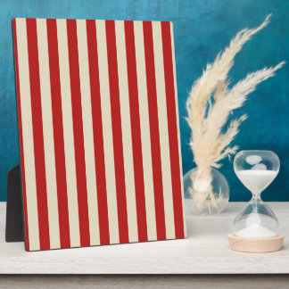 Retro Vintage vertikale PopCorn klassische Streife Fotoplatte