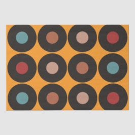 Retro Vintage Vinyl Record Music Seidenpapier