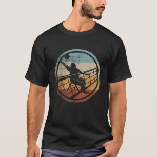 Retro Vintage Volleyballer Designstuhl Volleyball T-Shirt