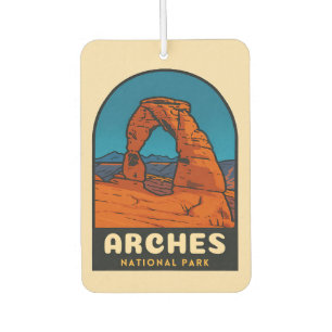 Retro Vintage Wandern neben dem Wasser Nationalpar Autolufterfrischer