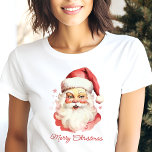Retro Vintage Wasserfarbe Weihnachtsfeiertag Tri-Blend Shirt<br><div class="desc">Mit diesem Retro-Vintagen Weihnachtsgeschmack im Retro-Shirt im Weihnachtsgeschmack. Dieses Shirt mit seinem charmanten Aquarell-Design und dem festlichen "Frohen Weihnachten"-Gruß bringt nostalgischen Beifall in Ihren Schrank. Die Begrüßung kann personalisiert sein, was sie zu einem hervorragenden Geschenk für Freunde oder Familie macht. Es ist aus einem komfortablen Tri-Mix-Material gefertigt und eignet sich...</div>