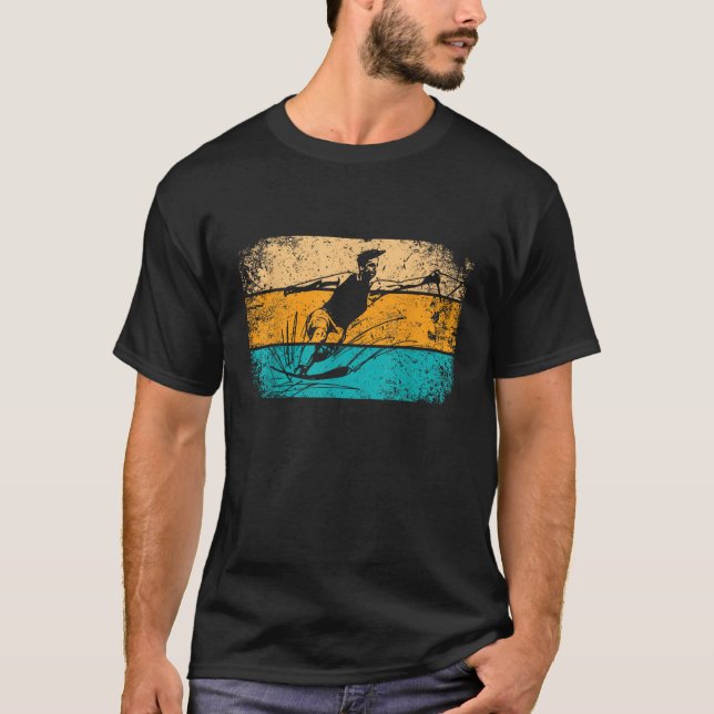 Retro vintage water ski  T-Shirt (Vorderseite)