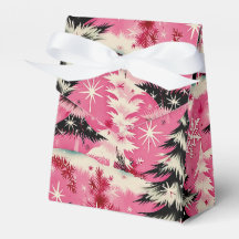 Retro Vintage Weihnachten: 1950er rosa Weihnachten