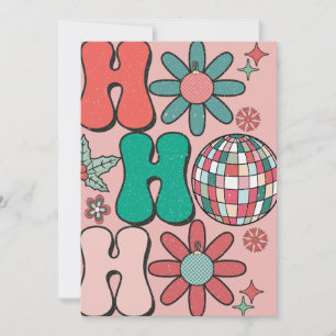 Retro Vintage Weihnachten HoHoHo Fotofamilie