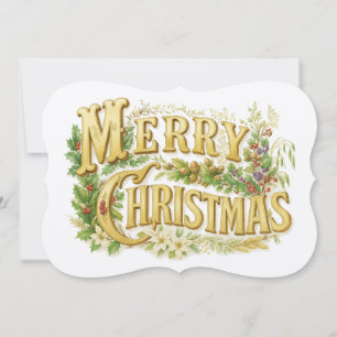 Retro Vintage Weihnachten im viktorianischen Zeita