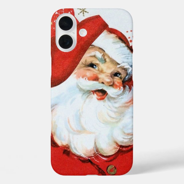 Retro-Vintage-Weihnachten-Santa Case-Mate iPhone Hülle (Rückseite)