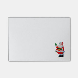 Retro Vintage Weihnachten Santa Claus Post-it Noti Klebezettel