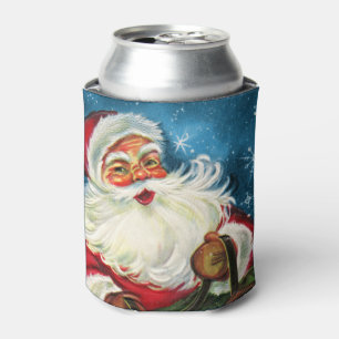 Retro Vintage Weihnachten Santa Feiertag Dosenkühler