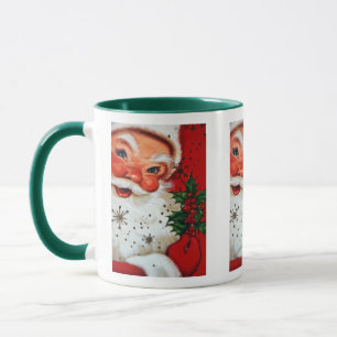 Retro Vintage Weihnachten Santa Feiertags Tasse