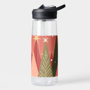 Retro-/Vintage-Weihnachtsbaum Trinkflasche