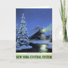 Retro Vintage Weihnachtskarte Feiertagskarte