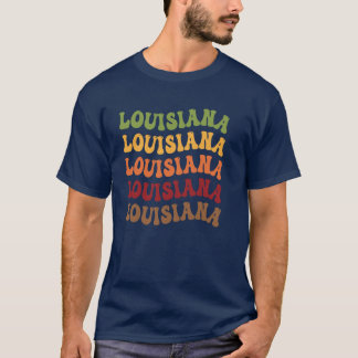 Retro Vintage Wellen Text T-Shirt