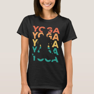 Retro-Vintage-Yogageschenk für Yogis T-Shirt