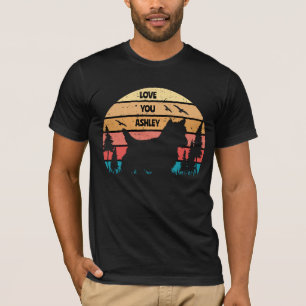 Retro Vintage Yorkshire Terrier Hund T-Shirt